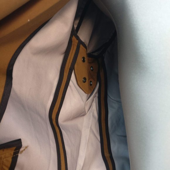 Minimalist Double Breasted belted Long Trench Coat with pockets 38R UnLined, new - Picture 11 of 16